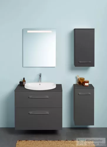 Geberit OPTION BASIC SQUARE 50x70 cm-es tükör LED világítással,eloxált alumínium 502.804.00.1