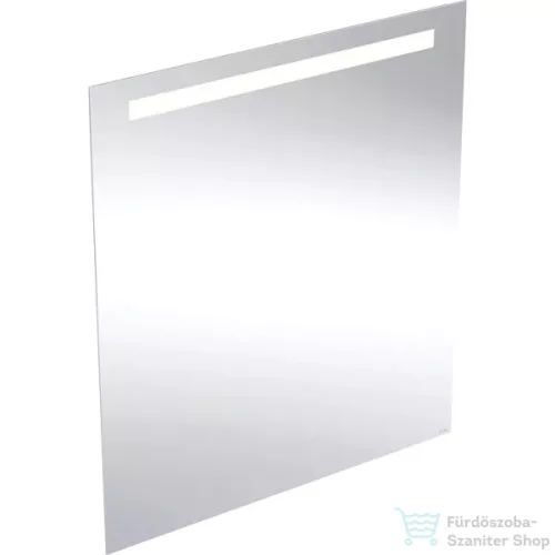 Geberit OPTION BASIC SQUARE 80x90 cm-es tükör LED világítással,eloxált alumínium 502.813.00.1