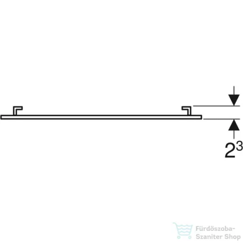 Geberit Selnova Square 60x75 cm-es tükör világítás nélkül,502.891.00.1