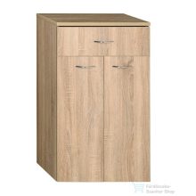   AQUALINE ZOJA/KERAMIA FRESH állószekrény, fiókokkal, 50x78x29cm, platina tölgy 50315