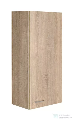AQUALINE ZOJA/KERAMIA FRESH felső szekrény, 35x76x23cm, bal platina tölgy 50336