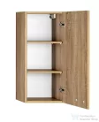 AQUALINE ZOJA/KERAMIA FRESH felső szekrény, 35x76x23cm, bal platina tölgy 50336