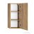 AQUALINE ZOJA/KERAMIA FRESH felső szekrény, 35x76x23cm, bal platina tölgy 50336