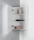 AQUALINE ZOJA sarok tükrösszekrény, 37x72x37cm, fehér (50352)