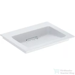   Geberit ONE 60x48 cm-es beépíthető mosdó csaplyuk-és túlfolyó nélkül,KeraTect mázzal,fehér 505.001.00.1