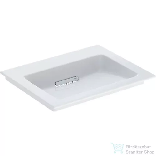 Geberit ONE 60x48 cm-es beépíthető mosdó csaplyuk-és túlfolyó nélkül,KeraTect mázzal,fehér 505.001.00.1