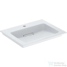   Geberit ONE 60x48 cm-es beépíthető mosdó túlfolyó nélkül,KeraTect mázzal,fehér 505.002.00.1