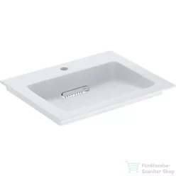   Geberit ONE 60x48 cm-es beépíthető mosdó túlfolyó nélkül,KeraTect mázzal,fehér 505.002.00.1