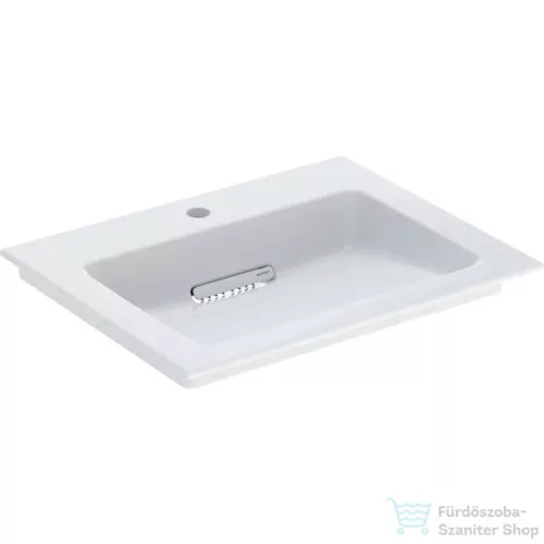 Geberit ONE 60x48 cm-es beépíthető mosdó túlfolyó nélkül,KeraTect mázzal,fehér 505.002.00.1