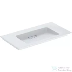   Geberit ONE 90x48 cm-es beépíthető mosdó csaplyuk-és túlfolyó nélkül,KeraTect mázzal,fehér 505.005.00.1