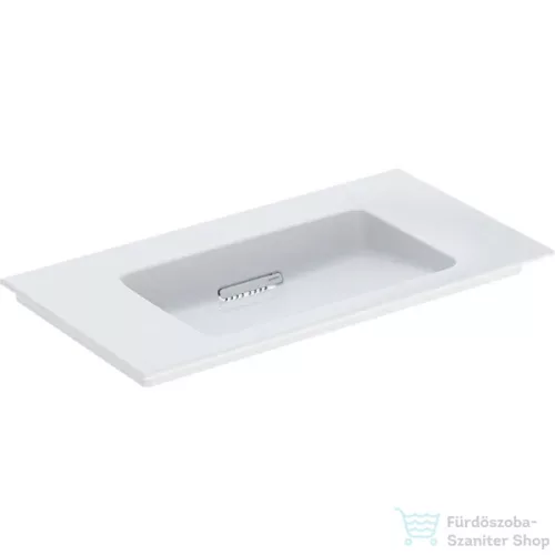 Geberit ONE 90x48 cm-es beépíthető mosdó csaplyuk-és túlfolyó nélkül,KeraTect mázzal,fehér 505.005.00.1