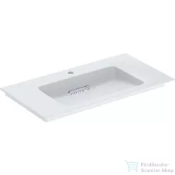   Geberit ONE 90x48 cm-es beépíthető mosdó túlfolyó nélkül,KeraTect mázzal,fehér 505.006.00.1