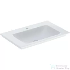   Geberit ONE 75x48 cm-es beépíthető mosdó túlfolyó nélkül,KeraTect mázzal,fehér 505.010.01.2