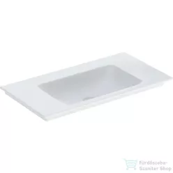   Geberit ONE 90x48 cm-es beépíthető mosdó csaplyuk-és túlfolyó nélkül,KeraTect mázzal,fehér 505.011.01.3