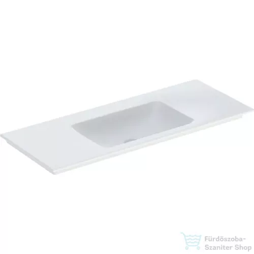 Geberit ONE 120x48 cm-es beépíthető mosdó csaplyuk-és túlfolyó nélkül,KeraTect mázzal,fehér 505.011.01.5