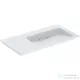 Geberit ONE 90x48 cm-es mosdó csaplyuk nélkül,túlfolyó nélkül,fényes fehér takarólappal,KeraTect mázzal,fehér 505.013.00.1