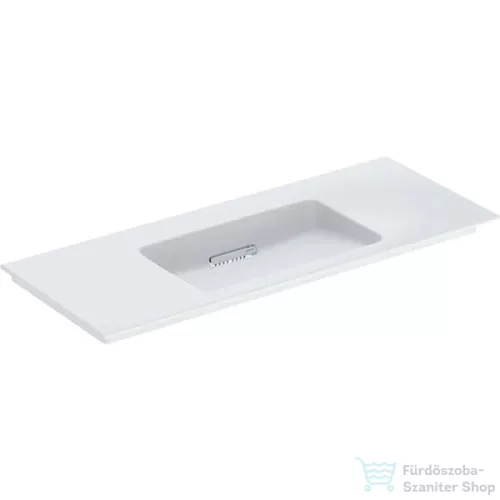 Geberit ONE 120x48 cm-es beépíthető mosdó csaplyuk-és túlfolyó nélkül,KeraTect mázzal,fehér 505.016.00.1