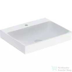   Geberit ONE 60x48 cm-es mosdó túlfolyó nélkül,KeraTect mázzal,fehér 505.020.01.1