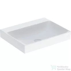   Geberit ONE 60x48 cm-es mosdó csaplyuk-és túlfolyó nélkül,KeraTect mázzal,fehér 505.021.01.1