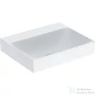 Geberit ONE 50x40 cm-es mosdó csaplyuk-és túlfolyó nélkül,KeraTect mázzal,fehér 505.021.01