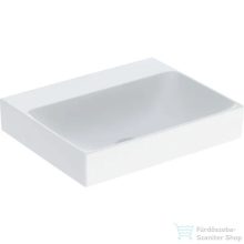   Geberit ONE 50x40 cm-es mosdó csaplyuk-és túlfolyó nélkül,KeraTect mázzal,fehér 505.021.01