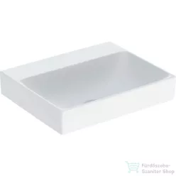   Geberit ONE 50x40 cm-es mosdó csaplyuk-és túlfolyó nélkül,KeraTect mázzal,fehér 505.021.01