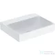 Geberit ONE 50x40 cm-es mosdó csaplyuk-és túlfolyó nélkül,KeraTect mázzal,fehér 505.021.01