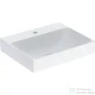 Geberit ONE 50x40 cm-es pultra ültethető mosdó túlfolyó nélkül,KeraTect mázzal,fehér 505.030.01.6