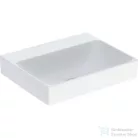 Geberit ONE 50x40 cm-es pultra ültethető mosdó csaplyuk-és túlfolyó nélkül,KeraTect mázzal,fehér 505.031.01.6