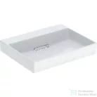 Geberit ONE 60x48 cm-es mosdó csaplyuk nélkül,KeraTect mázzal,fényes fehér takarólappal,fehér 505.033.00.1