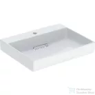 Geberit ONE 60x48 cm-es mosdó túlfolyó nélkül,KeraTect mázzal,fényes fehér takarólappal,fehér 505.034.00.1
