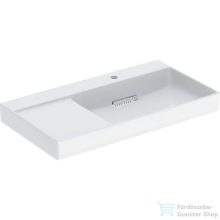   Geberit ONE 90x48 cm-es mosdó jobb oldali csaplyukkal,fényes fehér takarólappal,KeraTect mázzal,fehér 505.043.00.1