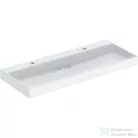 Geberit ONE 120x48 cm-es mosdó 2 csaplyukkal,KeraTect mázzal,fényes fehér takarólappal,fehér 505.049.00.1