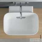Geberit ONE 50x42,5 cm-es pultra ültethető mosdó túlfolyó nélkül,fényes fehér takarólappal,KeraTect mázzal,fehér 505.051.00.1
