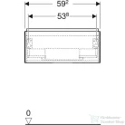 Geberit ONE 59,2x47x26,6 cm-es 1 fiókos alsószekrény,fényes fehér 505.071.00.1