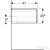 Geberit ONE 118,4x47x26,6 cm-es 1 fiókos alsószekrény,tölgy 505.075.00.5