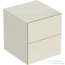   Geberit ONE 45x47x49,2 cm-es 2 fiókos oldalsó szekrény,fényes homokszürke 505.077.00.4