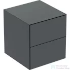 Geberit ONE 45x47x49,2 cm-es 2 fiókos oldalsó szekrény,matt fekete 505.077.00.8