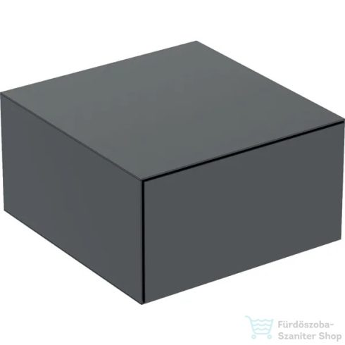 Geberit ONE 45x47x24,5 cm-es 1 fiókos oldalsó szekrény,matt fekete 505.078.00.8