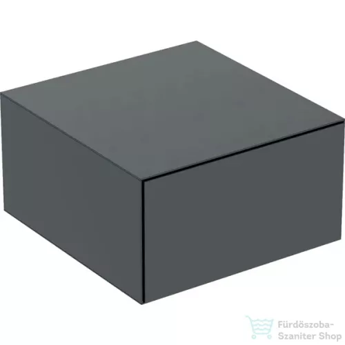 Geberit ONE 45x47x24,5 cm-es 1 fiókos oldalsó szekrény,matt fekete 505.078.00.8
