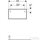 Geberit ONE 45x47x24,5 cm-es 1 fiókos oldalsó szekrény,matt fekete 505.078.00.8