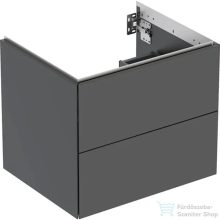   Geberit ONE 59,2x47x50,4 cm-es 2 fiókos alsószekrény,matt fekete 505.261.00.8