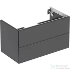 Geberit ONE 88,8x47x50,4 cm-es 2 fiókos alsószekrény,matt fekete 505.263.00.8