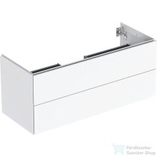   Geberit ONE 118,4x47x50,4 cm-es 2 fiókos alsószekrény,fényes fehér 505.265.00.1