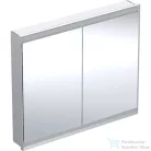Geberit ONE 105x90 cm-es 2 ajtós falsík alatti tükrös szekrény ComfortLight világítással,eloxált alumínium 505.804.00.1