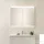 Geberit ONE 105x90 cm-es 2 ajtós falsík alatti tükrös szekrény ComfortLight világítással,fehér/porszórt alumínium 505.804.00.2