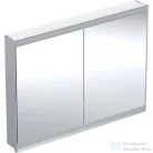 Geberit ONE 120x90 cm-es 2 ajtós falsík alatti tükrös szekrény ComfortLight világítással,eloxált alumínium 505.805.00.1