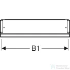 Geberit ONE 60x90 cm-es 1 ajtós tükrös szekrény ComfortLight világítással,balos,eloxált alumínium 505.810.00.1
