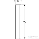Geberit ONE 60x90 cm-es 1 ajtós tükrös szekrény ComfortLight világítással,jobbos,fehér/porszórt alumínium 505.811.00.2