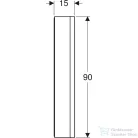 Geberit ONE 90x90 cm-es kétajtós tükrös szekrény ComfortLight-tal,fehér/porszórt alumínium 505.813.00.2
